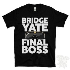 BRIDGE YATE FINAL BOSS T-SHIRT funny xmas gift gloucestershire england ibiza