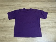 Vintage GU Heavy weight Mens Sz M Cotton T-Shirt Purple Crew Neck Tee Boxy Fit
