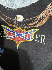 Vintage 90s 3D Emblem Harley-Davidson Leader of the Pack Wolf Rebel Rider Shirt