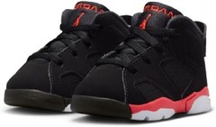 Jordan Air 6 Retro ‘Infrared Salesman’ Toddler (Black) – Black – 5C