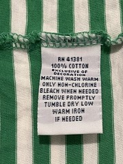 Polo Ralph Lauren T-Shirt Men’s 2XB Striped Short Sleeve Green White Pony NWT