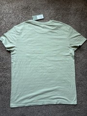 Goodfellow & Co Men’s L Standard Fit Crew Neck Short Sleeve Green Stripe Tee