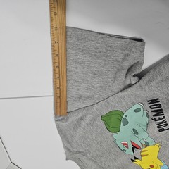 Pokémon T-Shirt Adults L Gray Graphic Pikachu Charmander Print See Measurements