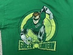 Green Lantern Shirt Mens XL Green DC Comics Originals Superhero Graphic Tee