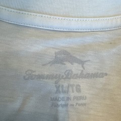 Tommy Bahama SZ XL Mens SS Tshirt White Lace Tequila Lime Good Times Cotton NWT