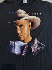 Vintage GARTH BROOKS Shirt Mens XL Fresh Horses Country Music Concert Tour 96