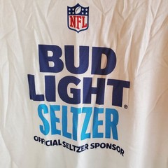 NFL Bud Light Seltzer New Era Mens XL Raglan Baseball T-Shirt