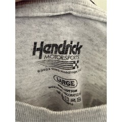 Chase Elliott Hendrick Motorsports Team Collection Lumar Finish Line Shirt Ash