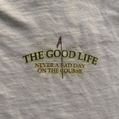 Vintage 2010 Golfing T-Shirt L White Sports Classic Summer Vacation DISTRESSED