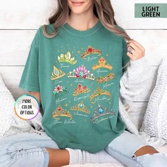 Fairytale Princess Inspired Crown Collection Graphic Shirt