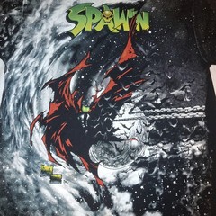 Vintage Spawn Movie Merch T-Shirt 1997 All Over Full Print Men’s Large Rare