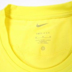 Nike Pro Dri-Fit Short Sleeve Shirt Men’s Yellow Used M
