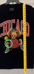 Chinatown Market Chicago Basketball Bear Men’s Medium Black T-Shirt Made in USA