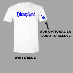 Disneyland LA Dodgers Los Angeles T-Shirt- Vinyl Decals Included- Mickey Ohtani.