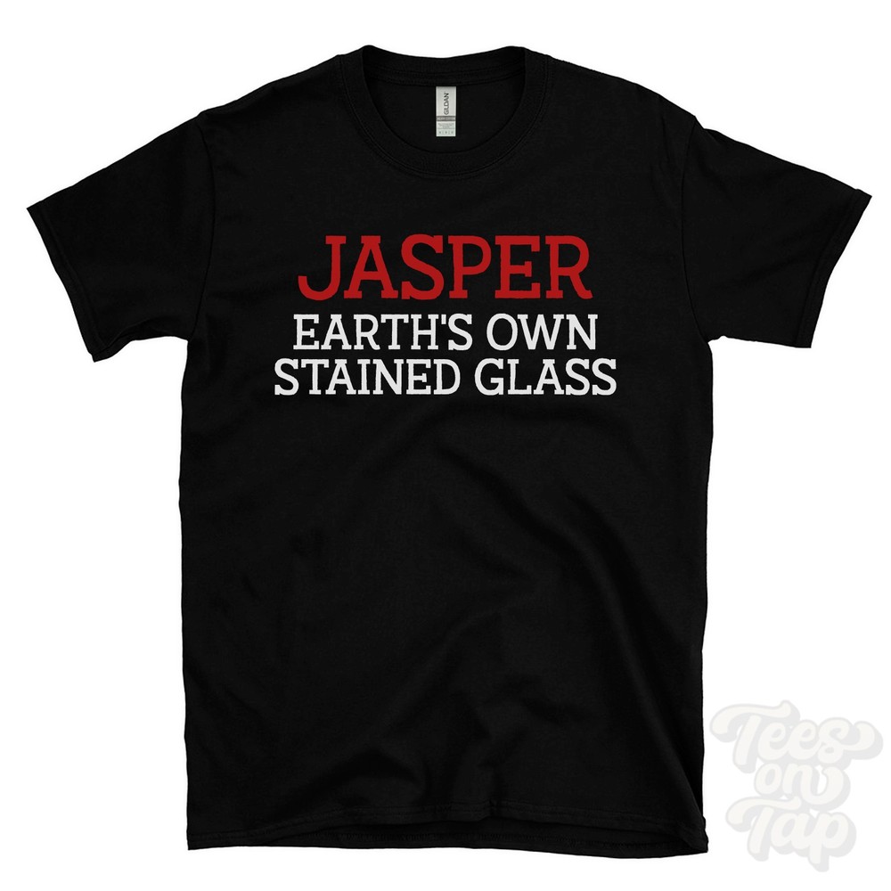 JASPER EARTH’S OWN STAINED GLASS T-SHIRT rockhounding | mineral specimens