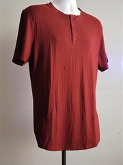 COOFANDY Ribbed Henley Shirt for Men