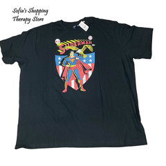 True Nation Shirt Men”s 5XLT Big & Tall BLACK Graphic Print T-Shirt TEE