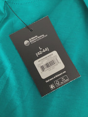 ATHLETIC WORKS DRIWORKS COOL TURQUOISE TRI BLEND MUSCLE Tank Sz L