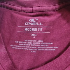 Oneill Mens Red Tee Loose Fit T-shirt Large Shirt Modern Fit Mens L Surfing