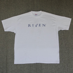 Riven T Shirt XL VTG 90s 1997 Cyan Video Game Promo PC Computer Myst Sequel Tee