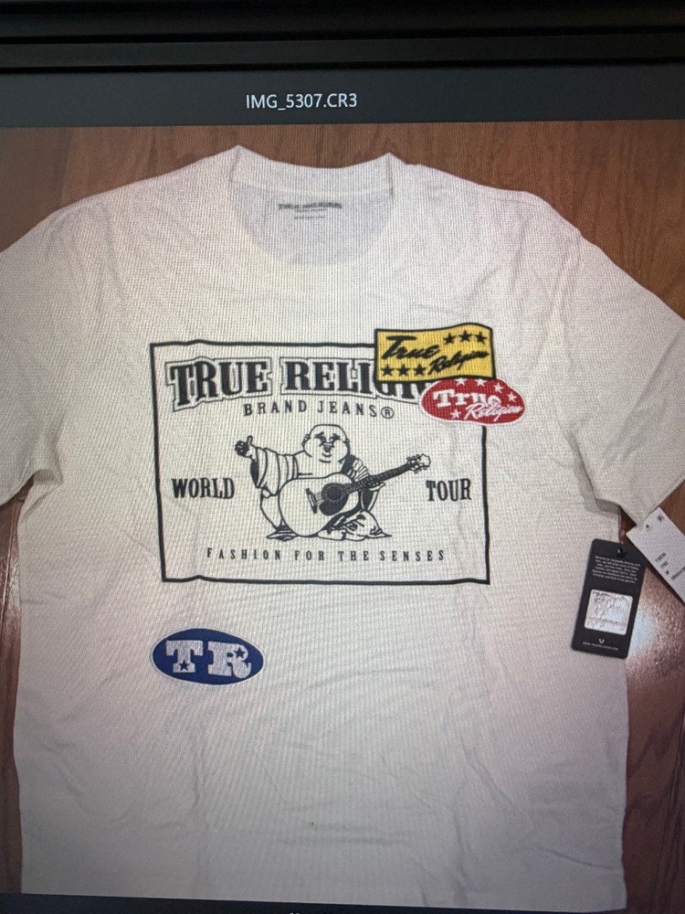 Lot of 2 True Religion Men’s Tee and short Size Medium New With Tags