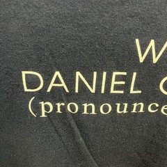 VTG Who Is Daniel Cremieux Short Sleeve T- Shirt XL READ