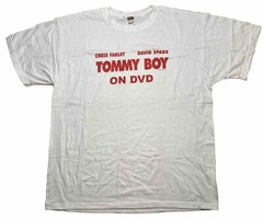 NEW Tommy Boy Vintage Movie Promo Chris Farley T-Shirt DVD XL 90’s Sealed Spade