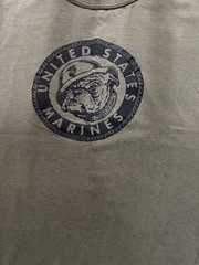 Vintage Sportswear U.S. Marine Single Stitch Green Tshirt Fast Shipping