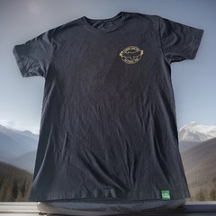 Grand Canyon T-Shirt Men’s L Wild Tribute Black 2 Sided Graphics Casual Travel