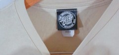 The Original SANTA Cruz SKATEBOARD T-Shirt Short Sleeve Size M Medium Beige