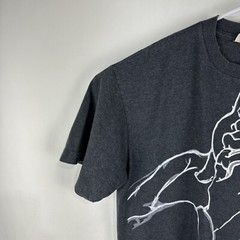 Vintage Fubu Platinum Fat Albert T Shirt XL Big Graphic Made in USA Gray Logo