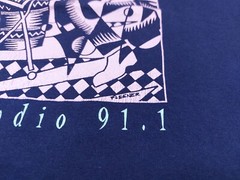 Vintage 90s Mary Fleener A Euphonius Combo 1993 ART Blue Navy T-Shirt 2XL