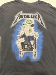 Vintage Single Stitch 1989/1987 Metallica Ride The Lightning T Shirt Men’s Large