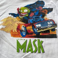 The Mask NASCAR 90s Retro style White T shirt Remake tee Unisex NH24390