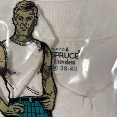 Spruce Mayo Men’s Sleevless T-shirt NOS White M 38-40