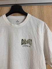 Rip Curl Surfboard Vintage T Shirt Mens Size L White Relaxed Fit Big Logo