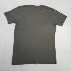 Unbranded Men’s Gray Crew Neck Short Sleeve Basic Shirt Classic Casual
