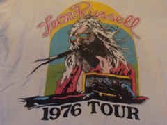 New Leon Russell 1976Tour Concert White Men S-234XL Cotton T-shirt