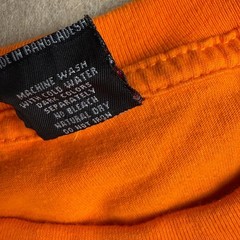 ICEOUT Secure The Bag Shirt Mens L Orange Funny Money Graphic Statement Tee