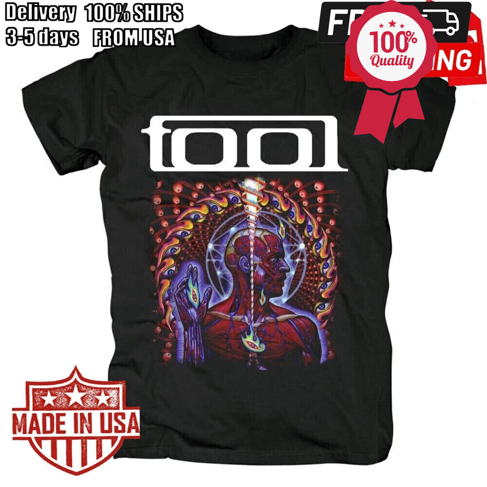 TOOL shirt Lateralus Heavy Metal Bands TEE New Black T- shirt