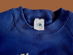 Vintage Sweatshirt U.S Navy TOMCAT F-14 Just Brass 1987 Size Medium NOS