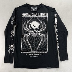 Killstar Normal Is An Illusion Long Sleeve T-shirt Men’s Sz XS