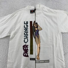 Vtg 90s Heat Color Changing Business Hours Beach Bikini Babe T-Shirt Small Surf