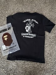 A Bathing Ape BAPE Men’s L Cotton Graphic Logo Crew Neck Tee Lot of 3