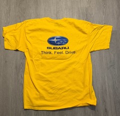 Vintage Subaru Rally Team T Shirt 1990s Double-sided Gildan XL