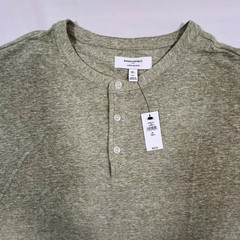 Banana Republic Men’s Linen-Blend Henley T-Shirt – Size XL Tall – NWT