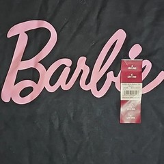 Barbie Men’s Logo Graphic Short Sleeve Black T-Shirt Size Small New