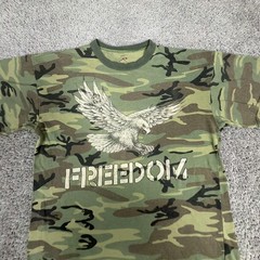 Rothco Freedom Eagle Shirt Mens XL Green Camo Patriotic Military Graphic Tee