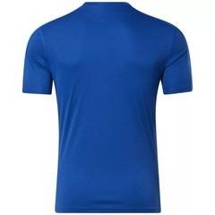 Reebok Workout Ready Tee Vector Blue Size Medium Speed Wicking Crewneck Men