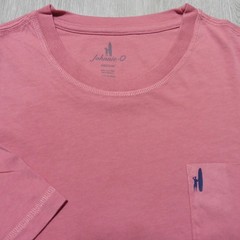JOHNNIE O Mens M MEDIUM T SHIRT AMERICAN DREAM BANDANA PINK RED DALE 2.0 GOLF